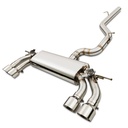 Valved Catback Exhaust System – Volkswagen VW Golf R MK7 2.0 TSI 13-20-Gravity Performance