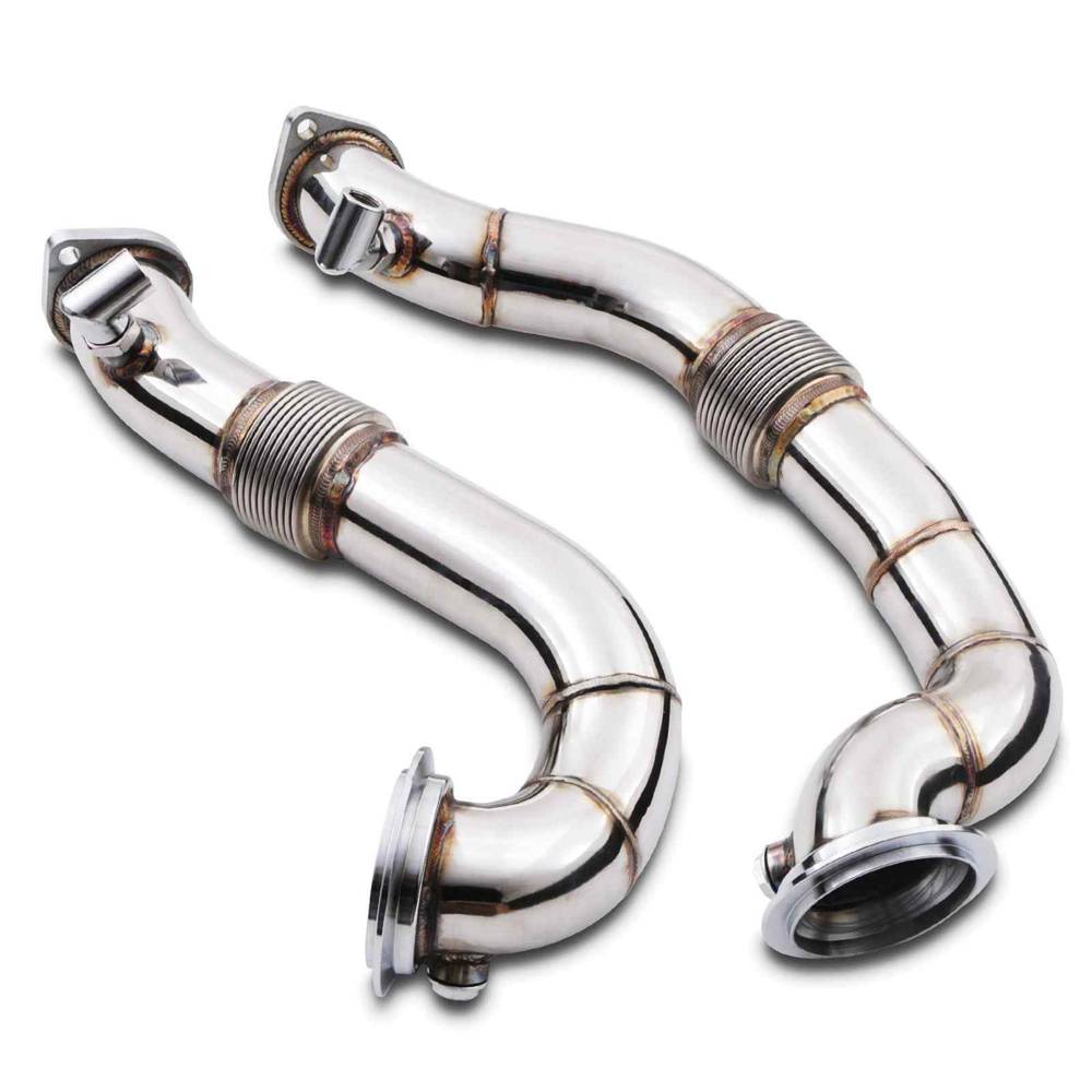 2.5″ Exhaust Decat Downpipes – BMW 1 / 3 Series E82 / E87 / E88 / E90 / E91 / E92 / E93 N54 3.0 05-13-Gravity Performance