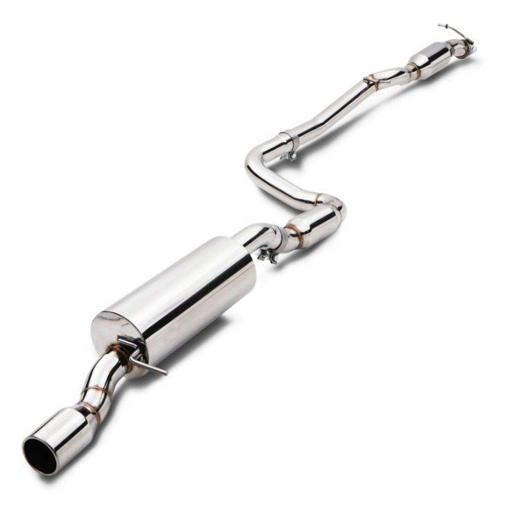 Downpipe Back Exhaust System – Ford Fiesta MK6 ST150 04-08-Gravity Performance