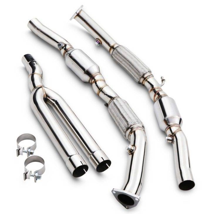 2.5″ 200 CPI Sports Cat Downpipes – VW Golf MK5 R32 3.2 04-09-Gravity Performance