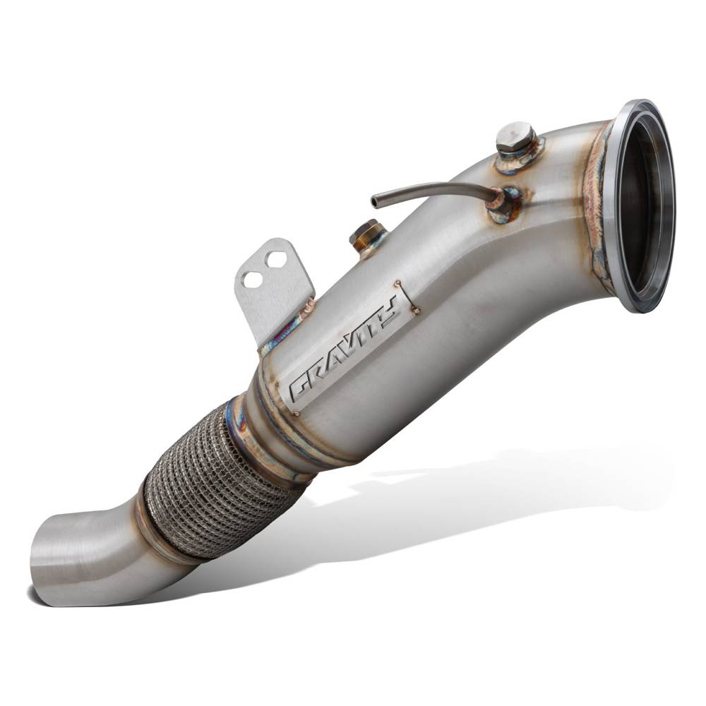 4.5″ Exhaust Decat Downpipe – BMW 4 Series F32 / F33 / F36 440i B58 16-19-Gravity Performance