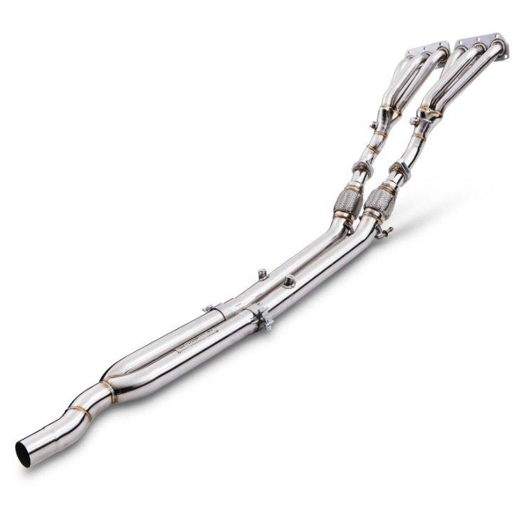 Decat Exhaust Manifolds & Downpipes – Volkswagen Golf MK5 R32 / Audi A3 8P V6 Quattro 3.2 03-09-Gravity Performance