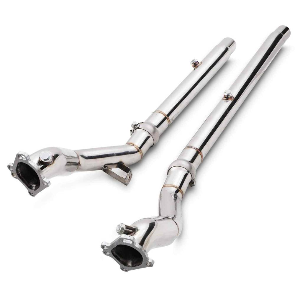 2.5″ Exhaust Decat Downpipes – Audi S4 B5 2.7 BI-Turbo 97-02-Gravity Performance