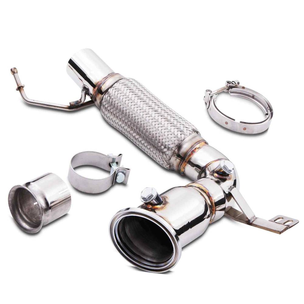 3.5″-2.75″ Exhaust Decat Downpipe – BMW 1 Series F40 M135i X Drive / Mini F56 Cooper S 2.0T 19+