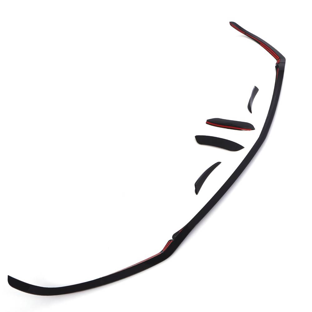 Front Bumper Splitter With Canards Gloss Black – Mercedes Benz A Class W177 2018+-Gravity Performance