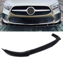 Gloss Black Front Splitter Lip – Mercedes A Class V177 W177 2018+-Gravity Performance