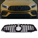 Panamericana Style Front Grille Gloss Black with Camera Hole – Mercedes A Class W177 2018+-Gravity Performance