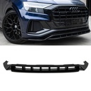 Front Bumper Splitter Lip Gloss Black – Audi Q8 18-23