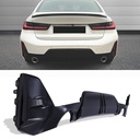 Rear Dual Exit Style Diffuser Gloss Black – BMW 3 Series G20 LCI 2022+-Gravity Performance