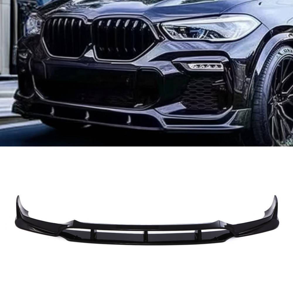 Front Splitter Gloss Black – BMW X6 G06 Pre-LCI 20-24-Gravity Performance