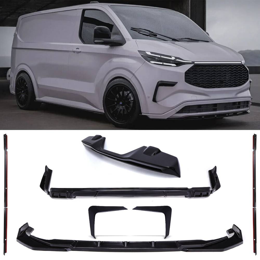 Aero Body Kit Gloss Black – Ford Transit Custom MK2 SWB Tailgate 2023+-Gravity Performance
