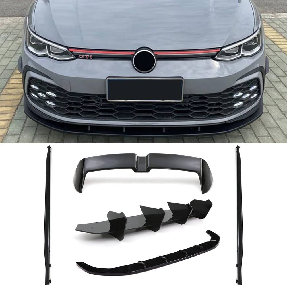 Oettinger Style Aero Body Kit Gloss Black – VW Golf MK8 R-Line 2020+-Gravity Performance