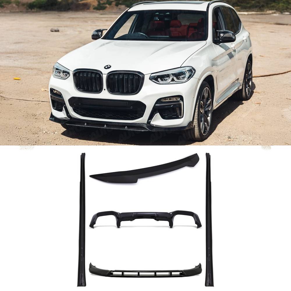 Aero Body Kit Gloss Black – BMW X4 G02 LCI 2022+-Gravity Performance