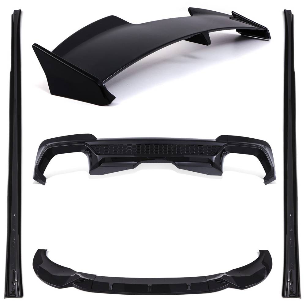 Aero Body Kit Gloss Black – BMW X4 G02 Pre-LCI 18-21-Gravity Performance