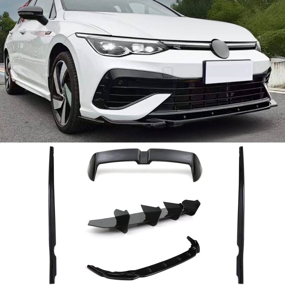 Aero Body Kit Oettinger Style Gloss Black – VW Golf MK8 R 2020+-Gravity Performance