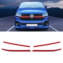 Red Long & Short Upper Grille Trims Kit – VW Transporter T6.1 19-24-Gravity Performance