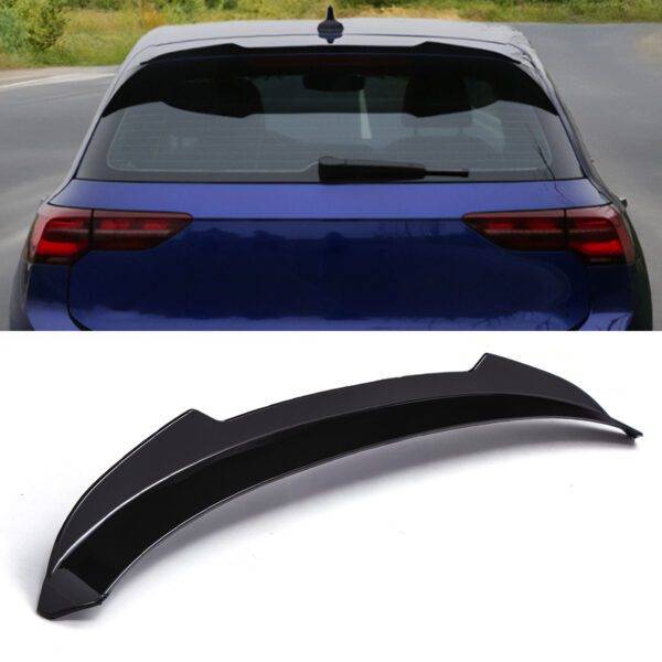 Rear Spoiler Extension Lip Gloss Black – VW Golf MK8 2020+