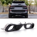 Dual Exhaust Tailpipes Gloss Black – BMW X5 G05 | X6 G06 | X7 G07 2018+-Gravity Performance