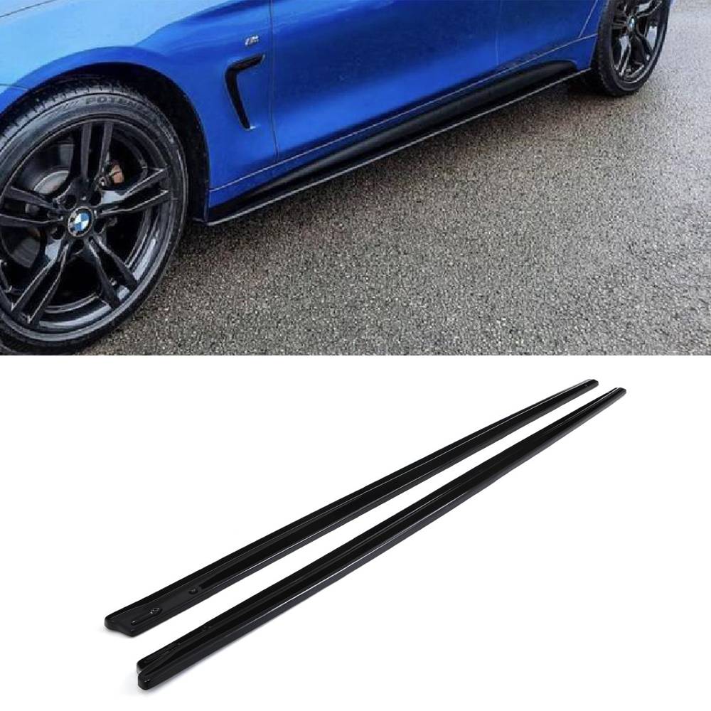 M Sport Style Side Skirts Gloss Black – BMW 3 Series F30 F31 2012-2018-Gravity Performance