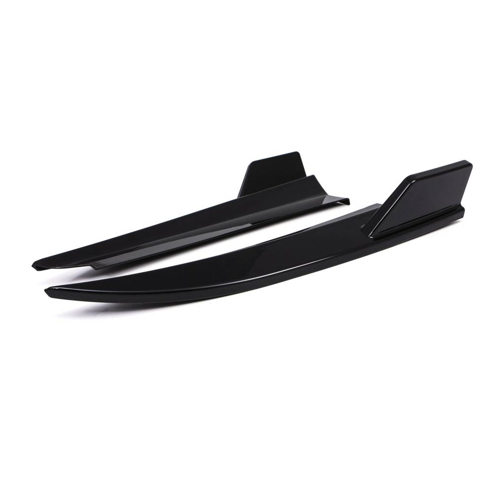 Rear Bumper Spats Gloss Black – Mercedes Benz C Class C205 15-21-Gravity Performance