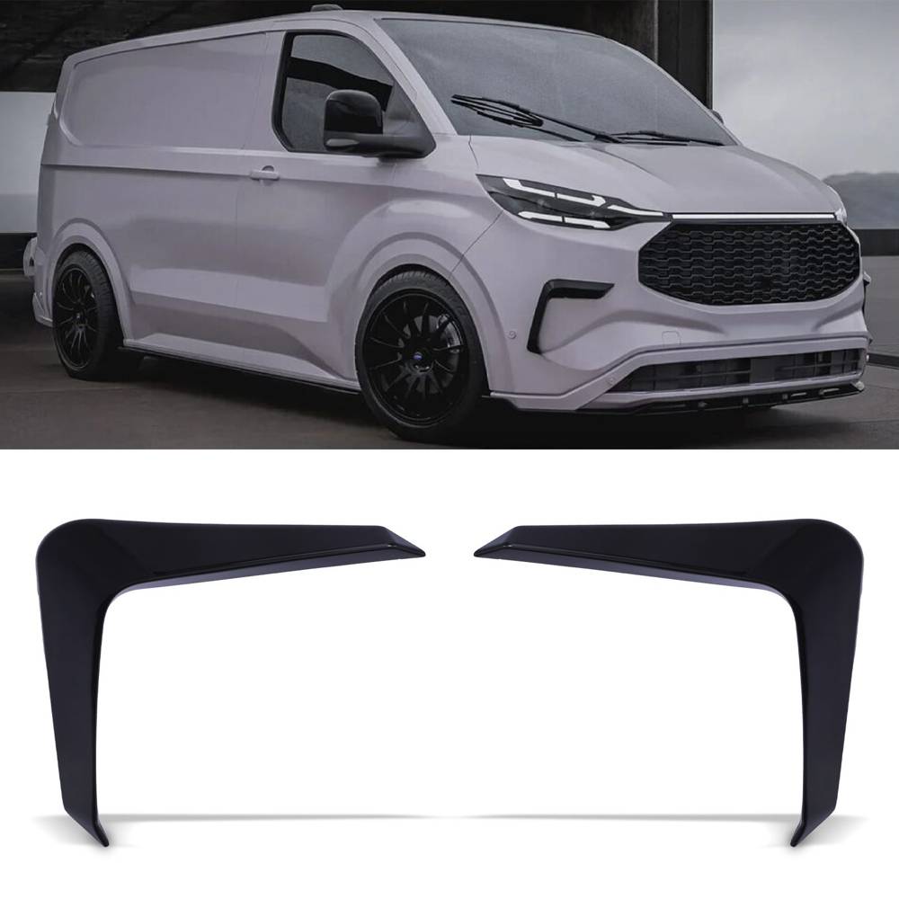 Front Canards Gloss Black – Ford Transit Custom MK2 2024+-Gravity Performance