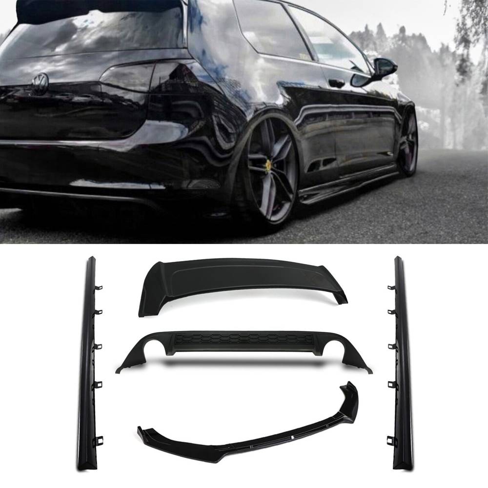 Osir Style Aero Body Kit Gloss Black – VW Golf MK7 GTI 12-16-Gravity Performance