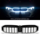 Gloss Black LED Double Slat Grille – BMW 3 Series G20 G21 LCI 2022+-Gravity Performance