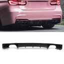 Gloss Black Quad Exit Rear Diffuser – BMW 3 Series F30 12-18-Gravity Performance