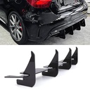 Rear Blade Style Diffuser Gloss Black – Mercedes A Class AMG A45 W176 13-18-Gravity Performance