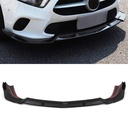 Front Splitter Lip Gloss Black – Mercedes Benz A Class W177 18-23-Gravity Performance
