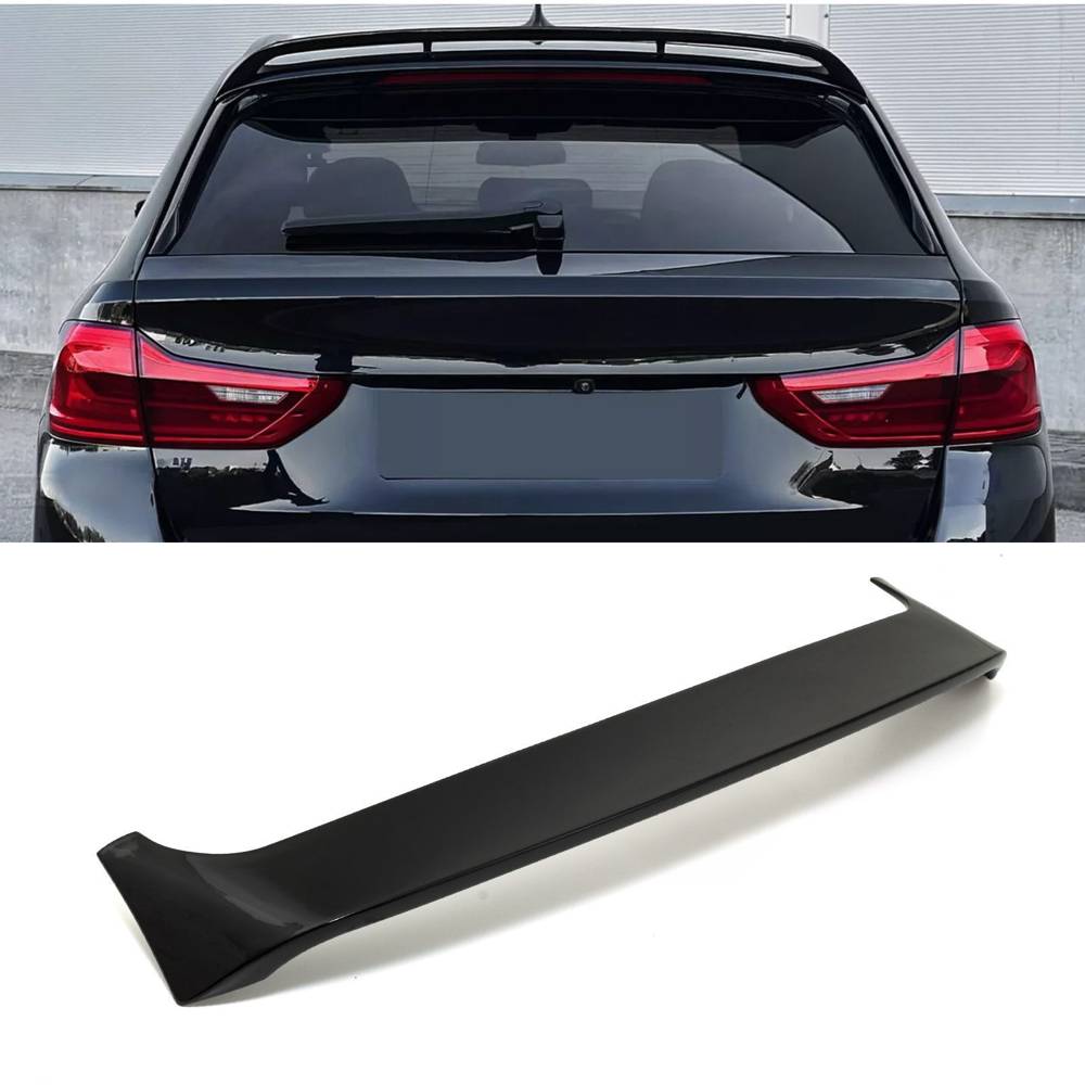 Gloss Black Rear Lip Spoiler – BMW 5 Series Touring G31 17-24-Gravity Performance