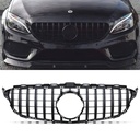 Panamericana GTR Style Gloss Black Grille – Mercedes C Class C205 14-18-Gravity Performance
