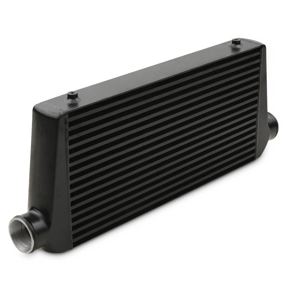 Universal Black Alloy Intercooler 600x300x76mm-Gravity Performance
