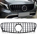 Panamericana GTR Gloss Black Front Grille – Mercedes GLA X156 14-16-Gravity Performance