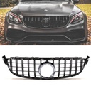 Panamericana GTR Style Gloss Black Front Grille – Mercedes C63 AMG A205 19-21-Gravity Performance