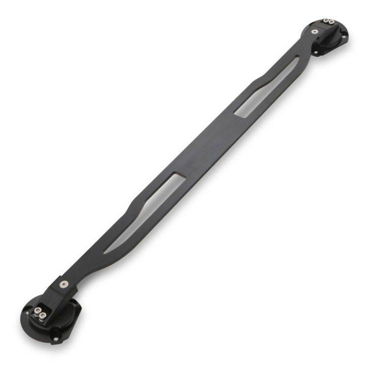 Black Front Strut Brace – BMW 5 Series E60 E61 03-10-Gravity Performance