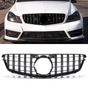Panamericana GTR Style Gloss Black Grille – Mercedes C Class S204 07-14