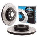 Rear Vented Drilled Grooved 263mm Brake Discs – Toyota MR2 1ZZ 1.8 16V 00-07