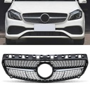 Diamond Style Gloss Black Front Grille – Mercedes Benz A Class W176 13-15-Gravity Performance