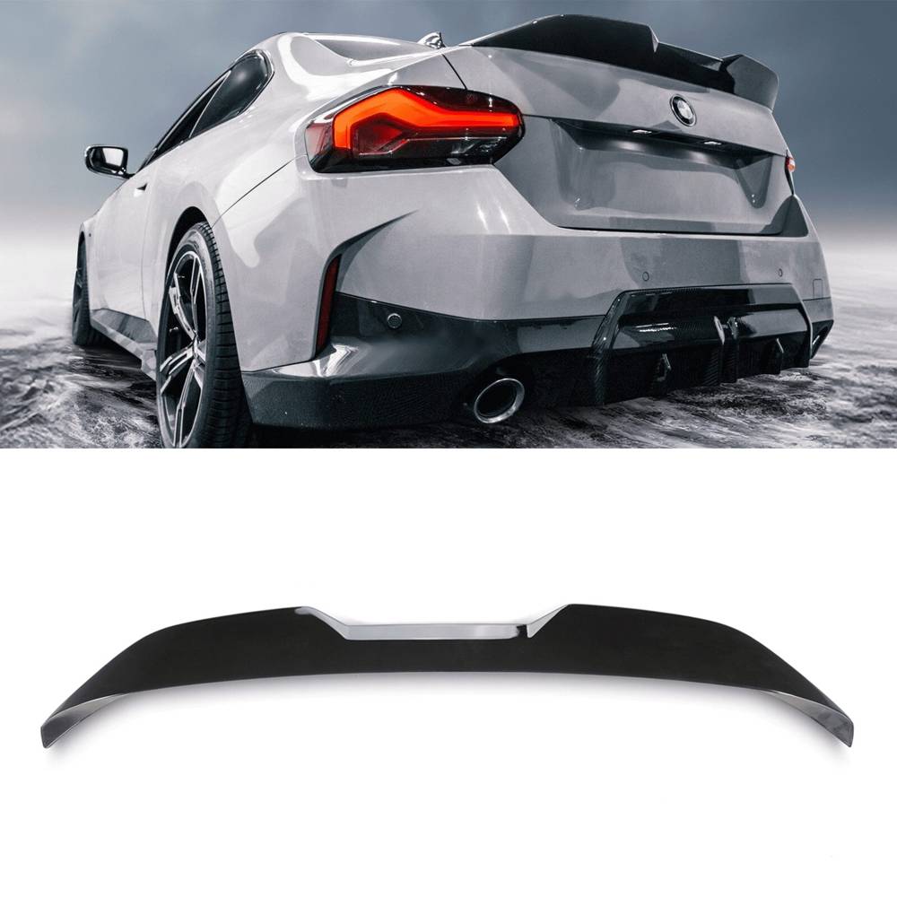 M Performance Style Gloss Black Rear Spoiler – BMW 2 Series G42 2022+-Gravity Performance