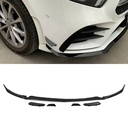 Front End Splitter Kit Vents and Canards Gloss Black – Mercedes Benz A-Class W177 2018+-Gravity Performance