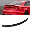 S3 Style Rear Boot Spoiler Gloss Black – Audi A3 8V Saloon 13-20-Gravity Performance