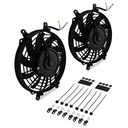 9″ Universal Curved Blade Fans Kit-Gravity Performance