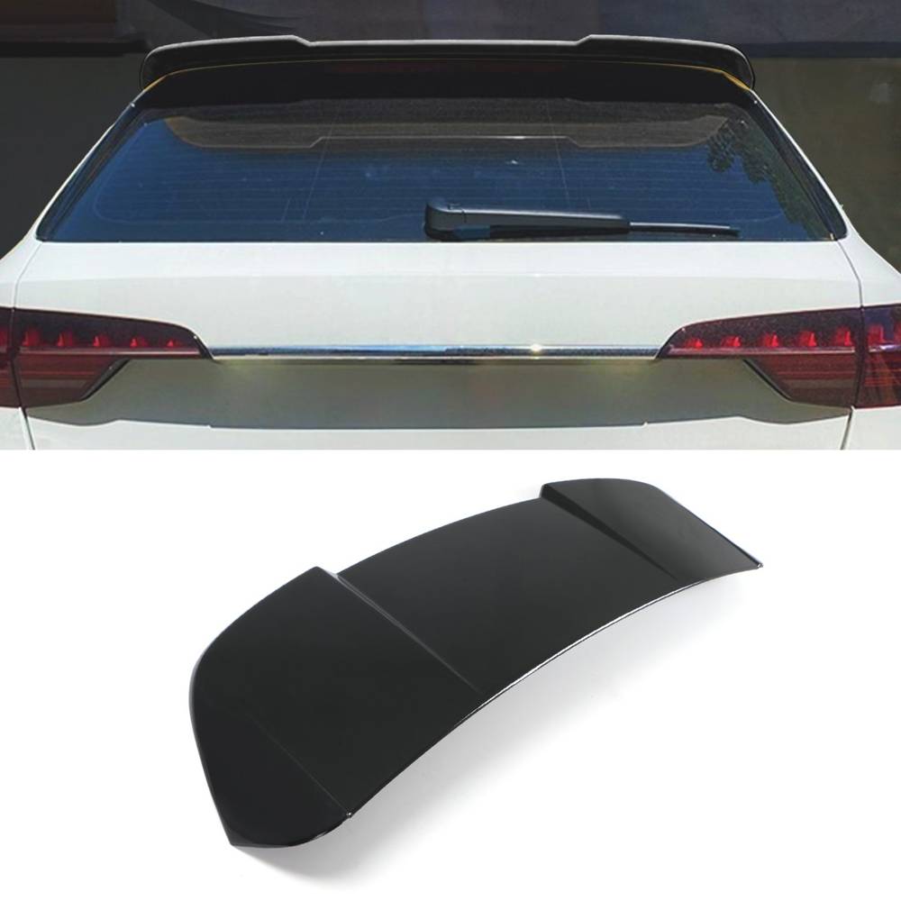 Gloss Black Rear Roof Spoiler Wing – Audi A4 B9 Avant 17-19-Gravity Performance