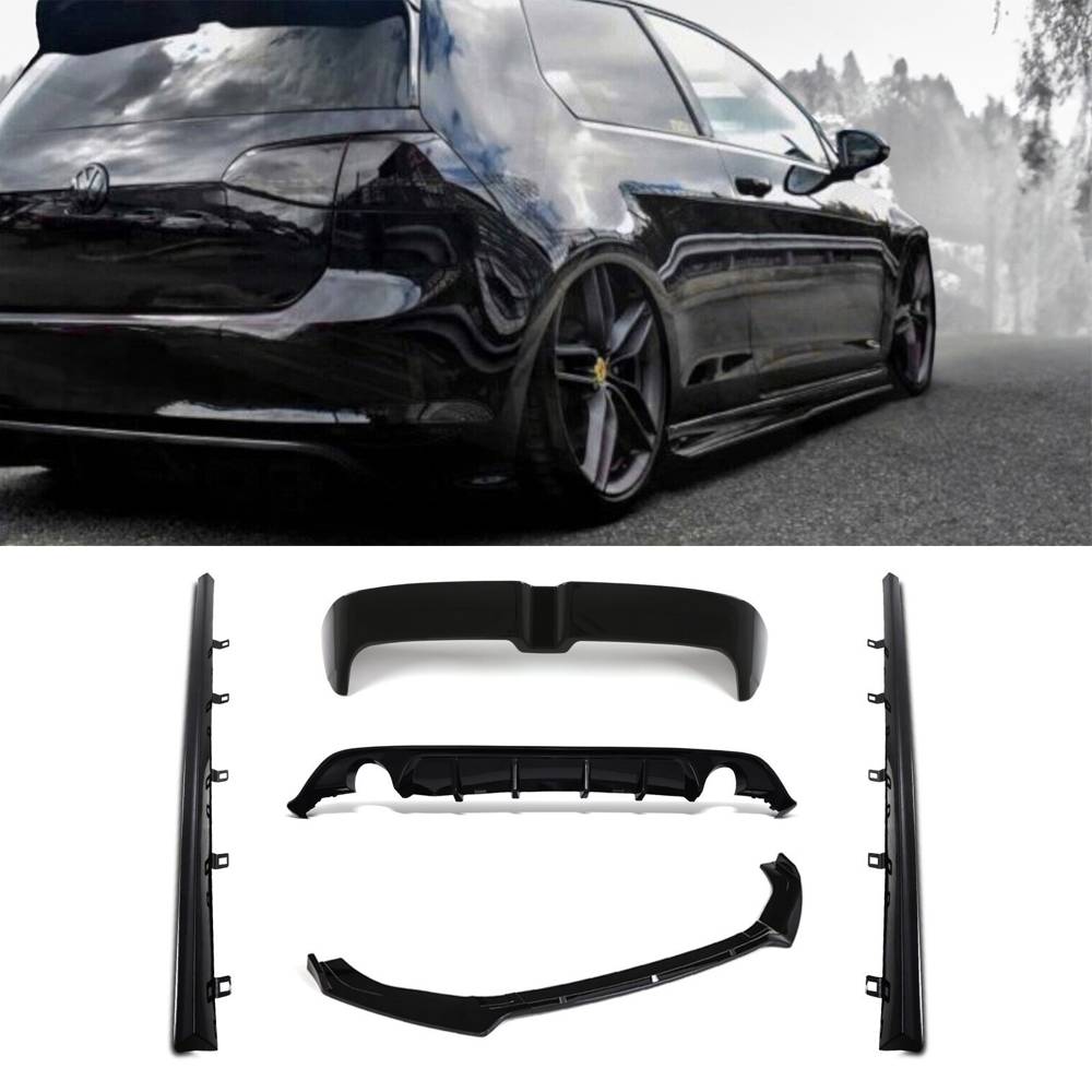 Oettinger Style Aero Body Kit Gloss Black – VW Golf MK7.5 GTI 16-20-Gravity Performance