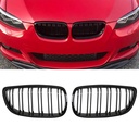 Gloss Black Front Kidney Grilles – BMW 3 Series E92 LCI 10-13-Gravity Performance