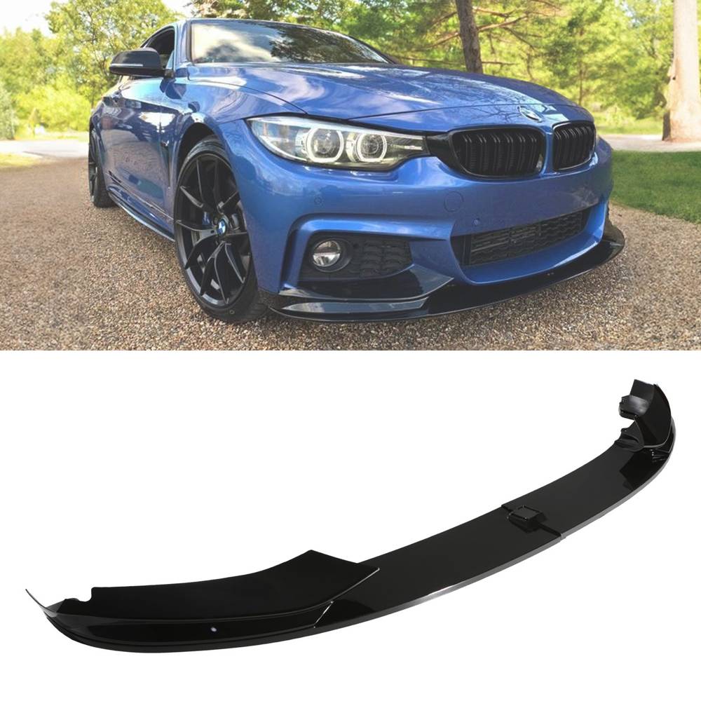 Gloss Black Front Lip Splitter – BMW 4 Series F32 F36 13-19-Gravity Performance