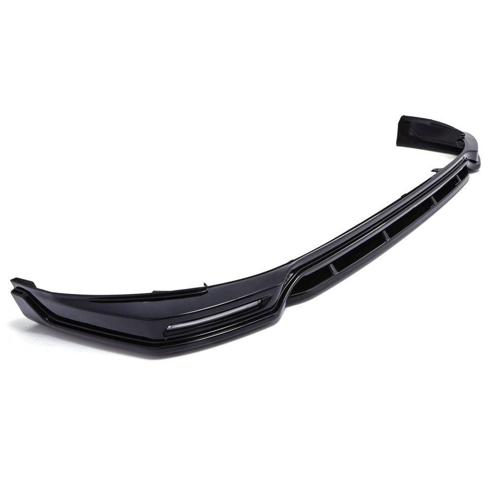 Front Splitter Bumper With DRLS Gloss Black – Ford Transit Custom MK2 2024+-Gravity Performance
