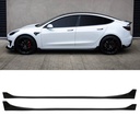 Aero Style Side Skirts Gloss Black – Tesla Model 3 17-22