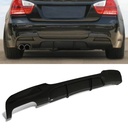 Rear Diffuser M-Performance Style Lip Gloss Black – BMW 3 Series E90 05-08-Gravity Performance